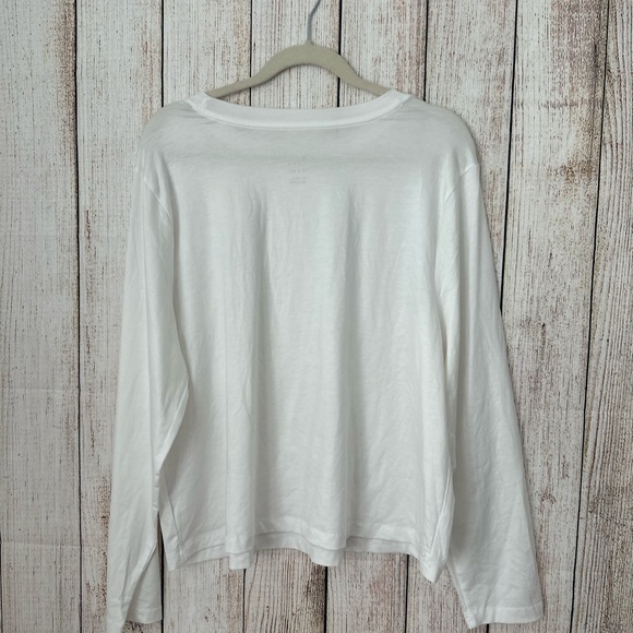 A New Day White Fitted Long Sleeve T-Shirt - Picture 2 of 2
